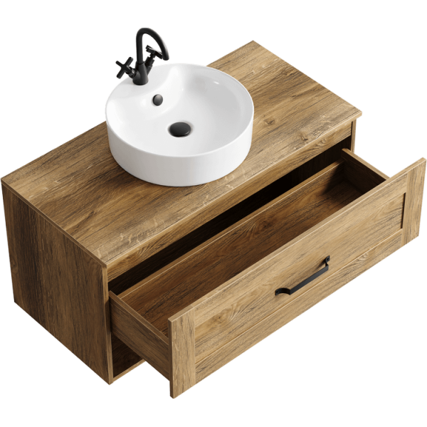 Фото тумба под раковину aqwella craft 100 см crf0110db
