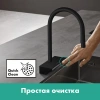 Фото смеситель для кухонной мойки hansgrohe aquno select 73831000