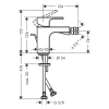 Фото смеситель для биде hansgrohe vernis shape 71219000