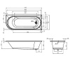 Фото акриловая ванна am.pm x-joy 170x70 см w94a-170r70w-a