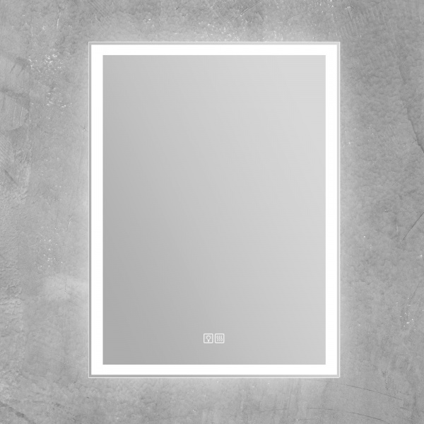 Фото зеркало с подсветкой belbagno 60 см spc-grt-600-800-led-tch-warm
