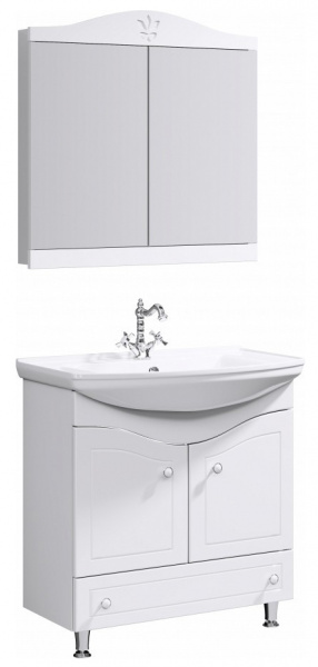 Фото тумба под раковину aqwella franchesca 85 см fr0108