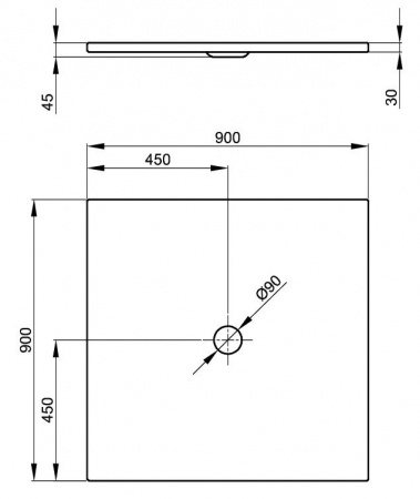 Фото поддон bette floor 90x90 см 5931-000as