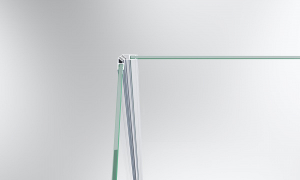 Фото душевое ограждение belbagno kraft-a-12-100-c-cr-l 100x100 см