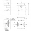 Фото раковина накладная kerama marazzi plaza 55 см plr.wb.55