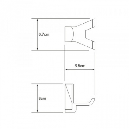 Фото крючок двойной wasserkraft leine k-5023d