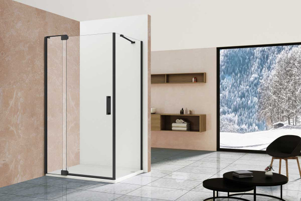 Фото душевое ограждение vincea extra 90x100 см  vsr-1e901090clb
