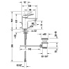 Фото смеситель для раковины duravit wave wa1010001046