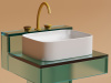 Фото раковина накладная ceramicanova element 50.5 см, цвет: белый cn6052mw