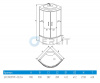 Фото душевая кабина erlit er3509tpf-c3 rus 90x90 см
