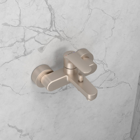 Фото смесители для ванны vitra root round a4272534exp цвет никель