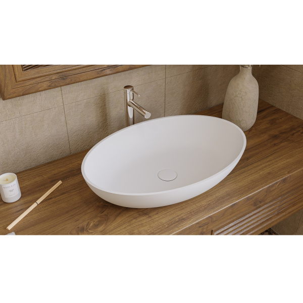 Фото раковина накладная whitecross citrine 60 см 0717.060040.200