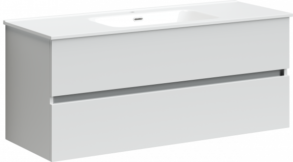 Фото тумба под раковину sancos urban 120 см, цвет: белый ur120-1w