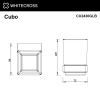 Фото стакан подвесной whitecross cubo cu2430glb, цвет: золото брашированное