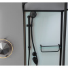 Фото душевая кабина frank f412/2 l black 120x80 см 152009