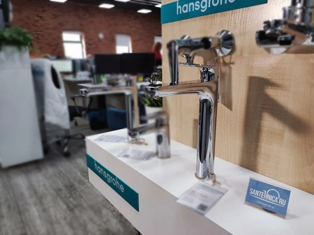 Фото смеситель для раковины hansgrohe logis e 71162000