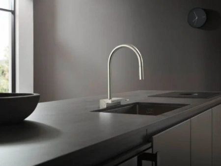 Фото смеситель для кухонной мойки hansgrohe aquno select 73837800