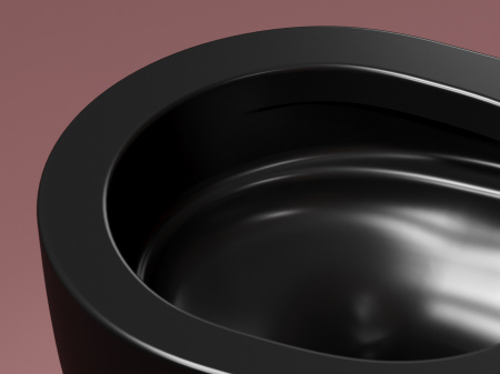 Фото унитаз подвесной, безободковый ceramicanova modena cn6063mb
