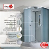 Фото душевая кабина avacan d2080led 80x80 см