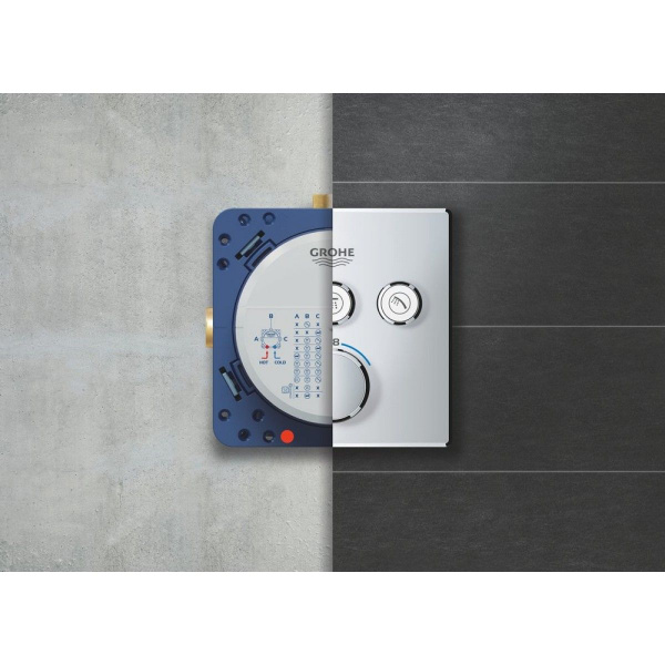 Фото термостатический смеситель для душа grohe grohtherm smartcontrol 29126000