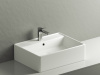Фото раковина накладная ceramicanova element 59 см, цвет: белый cn6046