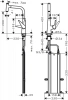 Фото смеситель для кухонной мойки hansgrohe talis select 73853000