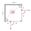 Фото душевое ограждение belbagno kraft-a-22-90-c-cr 90x90 см