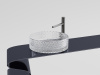 Фото раковина накладная ceramicanova cristal 36 см, цвет: прозрачный cn6062