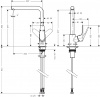 Фото смеситель для кухни hansgrohe focus 31817800