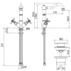 Фото смеситель для раковины gattoni trd tr300/18c0
