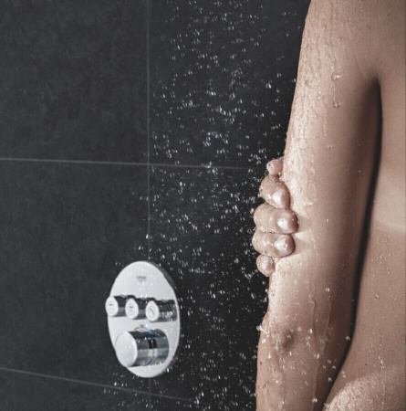 Фото термостатический смеситель для ванны grohe grohtherm smartcontrol 29121000