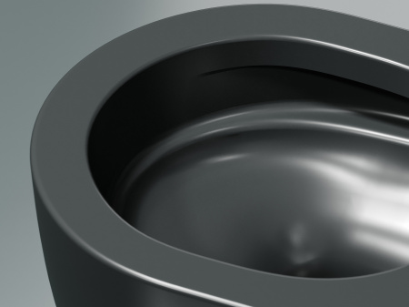 Фото унитаз подвесной, безободковый ceramicanova modena cn6063mdh