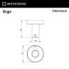 Фото крючок whitecross ergo er2210glb, цвет: золото брашированное