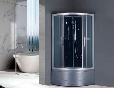 Фото душевая кабина esbano grey esg-90crb 90x90 см