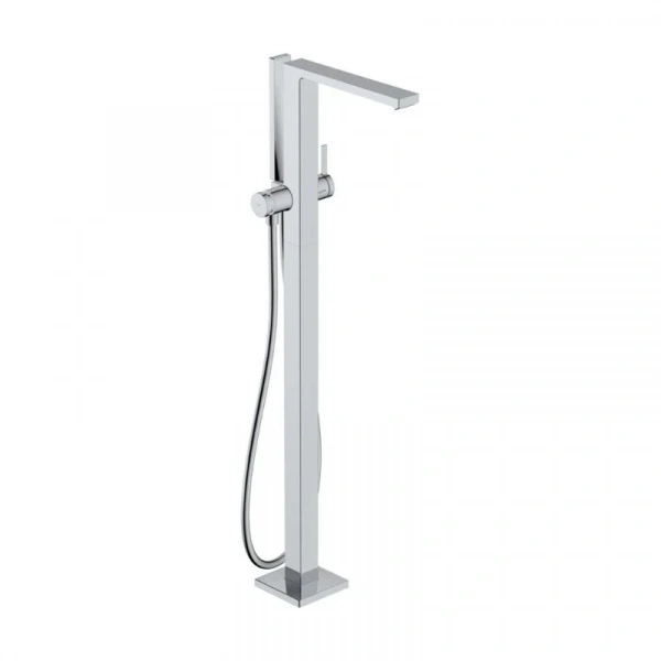 Фото напольный смеситель для ванны hansgrohe tecturis e 73445000
