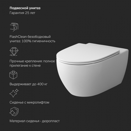 Фото унитаз с инсталляцией am.pm awe is49051.111700