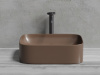 Фото раковина накладная ceramicanova element 50.5 см, цвет: коричневый cn6052mdb