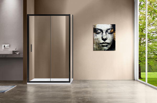 Фото душевой уголок vincea garda 120x80 см vsr-1g8012clb