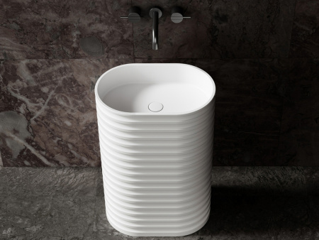 Фото раковина напольная abber stein 58 см as2550-h