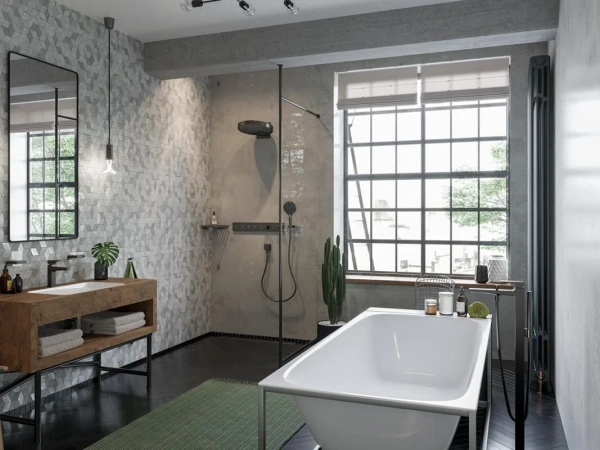 Фото смеситель для ванны hansgrohe metropol 32532340