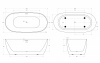 Фото акриловая ванна belbagno bb415-1700-800 170x80 см