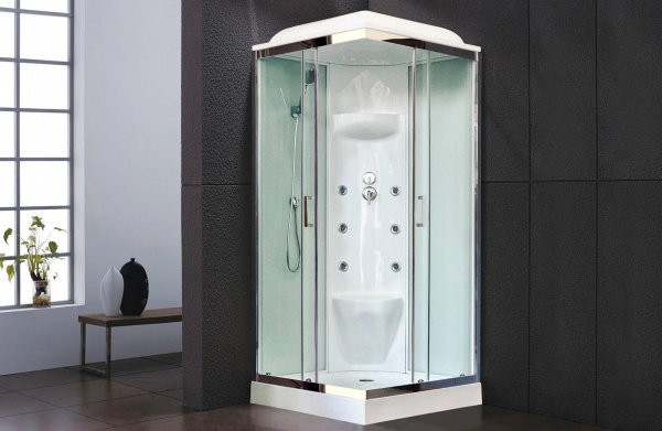 Фото душевая кабина royal bath нр rb80hp7-wt-ch 80x80 см