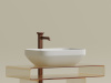 Фото раковина накладная ceramicanova element 50 см, цвет: белый cn6055