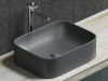 Фото раковина накладная ceramicanova element 50.5 см, цвет: антрацит cn6052mdh