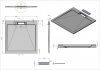 Фото поддон из искуственного камня esbano luxe 110x90 см esp-lx119w