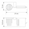 Фото полотенцедержатель wasserkraft kammel k-8359