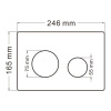 Фото унитаз с инсталляцией abber rechteck ac1219tc-ac0105-ac0121mw