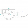 Фото раковина style line антик 55 см лс-00000158