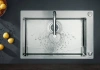 Фото смеситель для кухонной мойки hansgrohe metris select 73819000