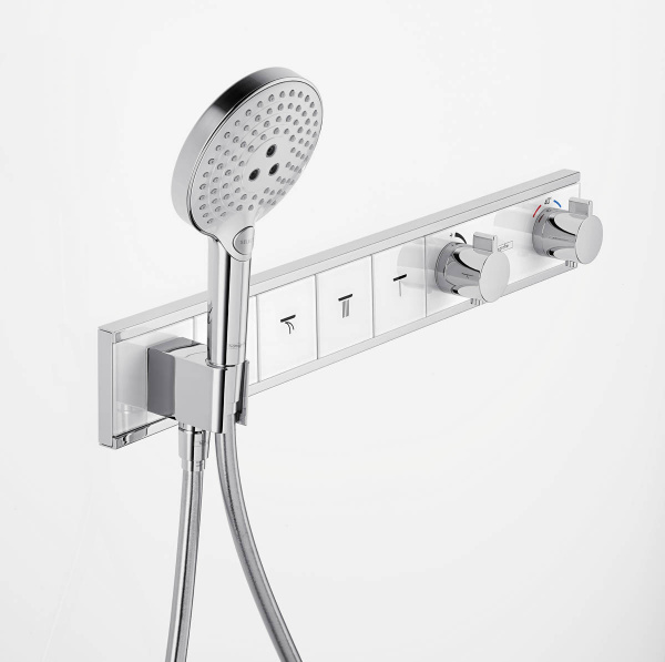 Фото встраиваемый термостатический смеситель для душа hansgrohe rainselect 15357000